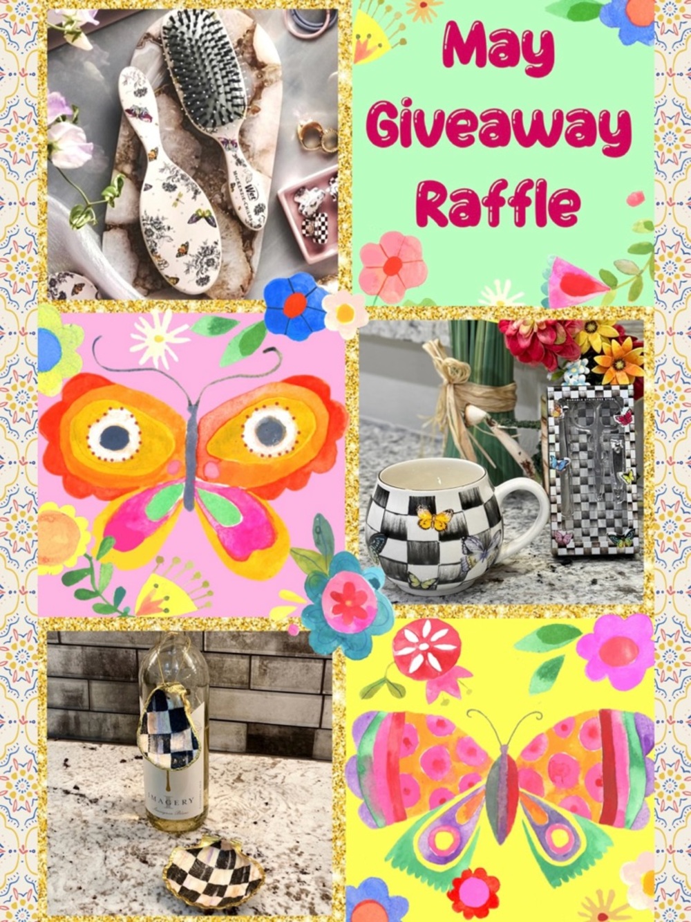DOUBLE ENTRIES thru the 16th🌺🖤 MacKenzie Childs Giveaway Raffle